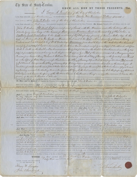 Displayable Confederate Period Document