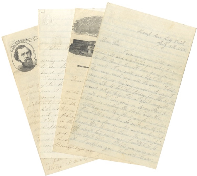 A Grouping of War Dated Letters From Col. D.B. Birney’s Zouaves