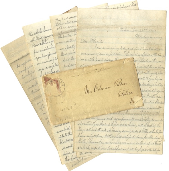 A Great Battles of Kinston and Whitehall, N. C. Letter-Near Misses and Fratricide.  