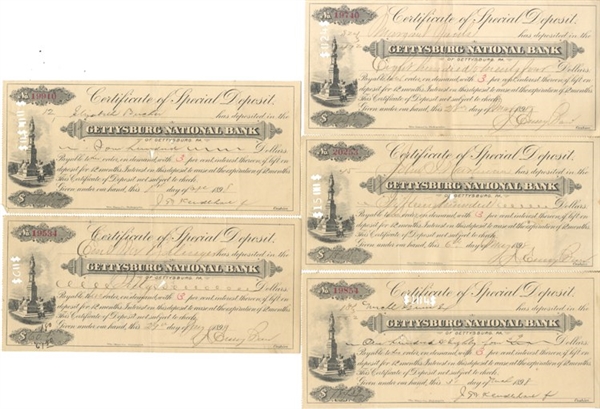 Group of Gettysburg Associated Documents