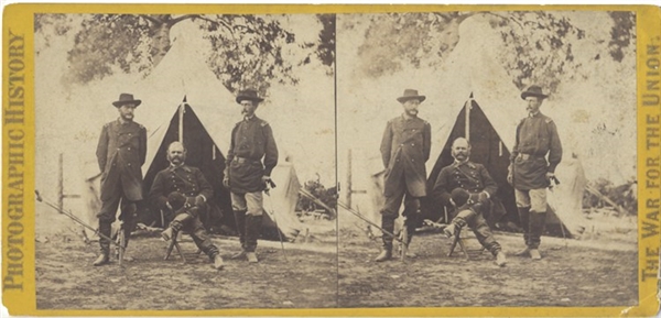 Photograph of General Burnside and Staff