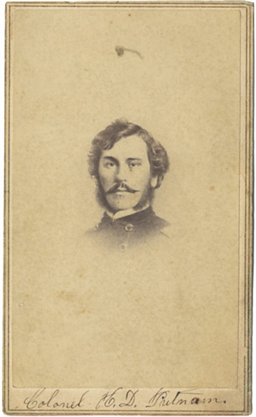 Colonel Haldimand Putnam CDV….Shot through Head at Fort Wagner