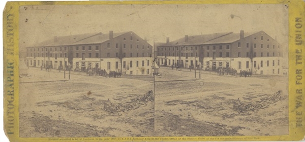 Period Photograph of Libby prison by Anthony