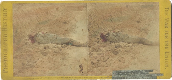 The Dead Confederate Soldier at Fort Hell