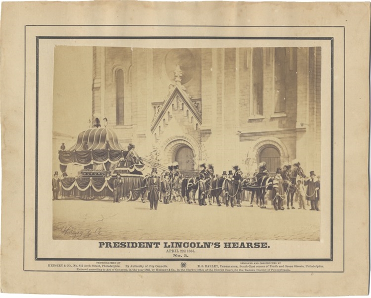 President Lincoln's Hearse in Philadelphia April 22, 1865