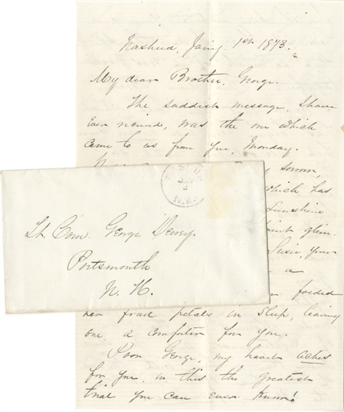 A Letter of Codolance to Commander George Dewey on the Death of His Wife