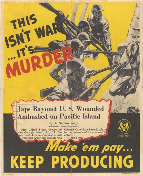 Gruesome WWII Poster
