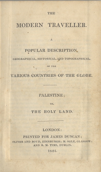 Early Map of Palestine