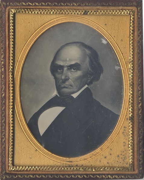 Period Daguerreotype of The Famous Massachusetts Senator
