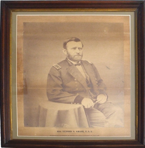 An Outstanding Mammoth Photograph of The Republican Presidential Candidate, Ulysses S. Grant