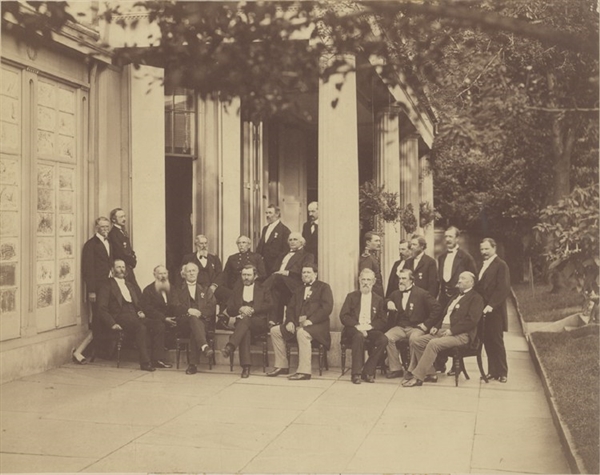 President U.S. Grant and the Aztec Club Photograph
