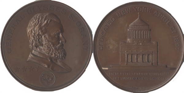 US Grant Medal Issued by Tiffany