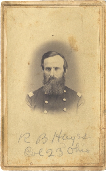 Rutherford B. Hayes CDV....As Union General