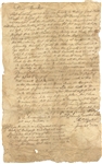 Maryland Revolutionary War Period Letter