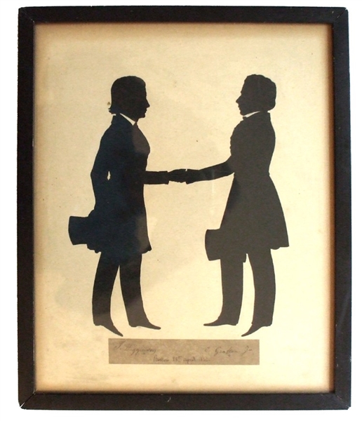 Silhouettes Of Two Abolitionists
