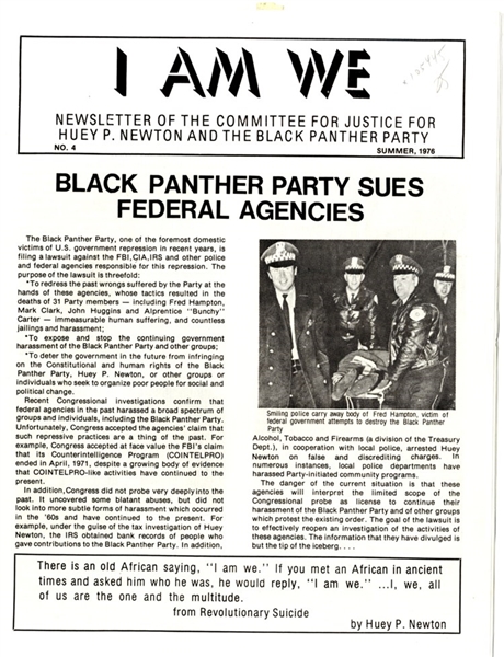 Black Panthers Newsletter