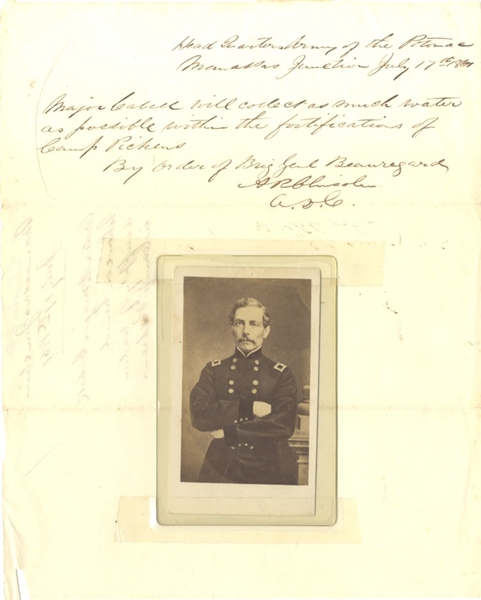 Beauregard military Order and CDV