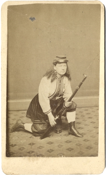 Union Color Bearer Vivandière Kady Brownell, Who Fought at First Bull Run and Displayed Incredible Bravery at the Battle of New Bern 