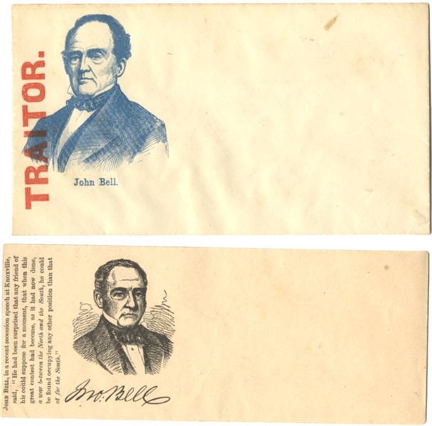John Bell 1860 Campaign Covers