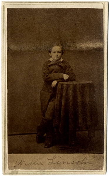 Willie Lincoln CDV….Lincoln's Third Son