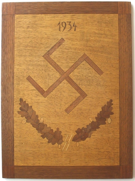 1934 Nazi Wood Folk Art
