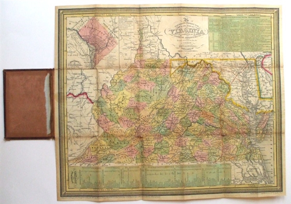 Very Clean Pre-War Virginia map