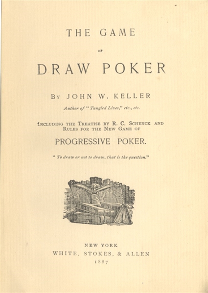 Ante Up - 1887 Poker Book