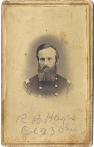 Rare Union General Rutherford B. Hayes CDV