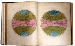 Global 1741 Hand Colored Engravings in This 1st Edition
