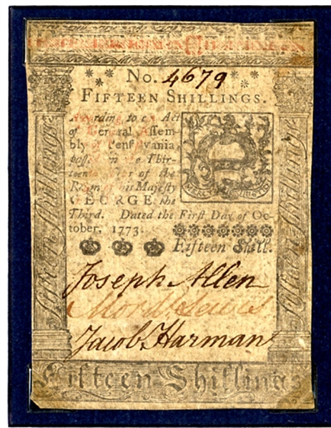Colonial Currency