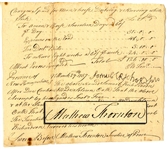 Signer Matthew Thorton on Autograph Document Signed