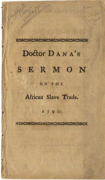 Early Abolitionist Tract - 1791