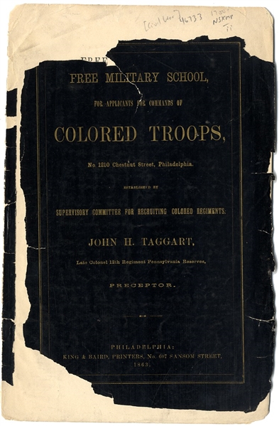 A School To Train Colored Troops’ Officers