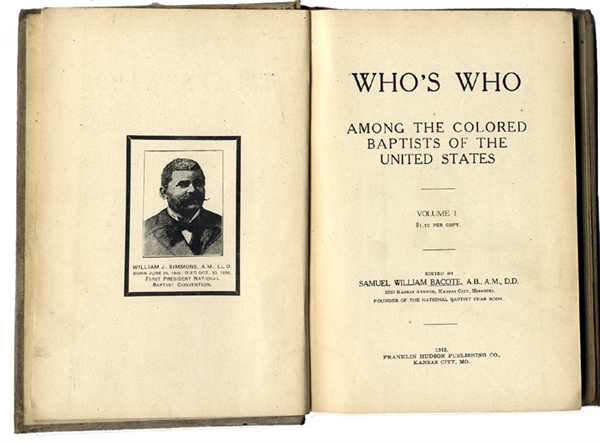 1913 Who’s Who “Among the Colored Baptists”