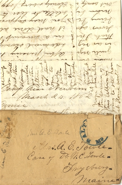 21st Massachusetts Vols. Battle of New Bern, North Carolina Letter