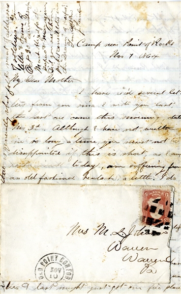 211th Pennsylvania Infantry Letter