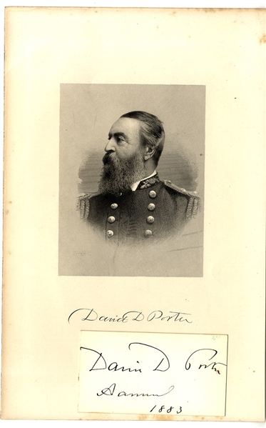 Autograph of Admiral David D. Porter