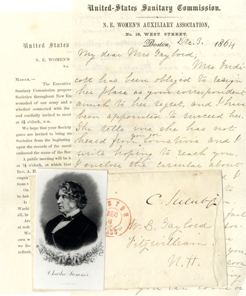 Charles Sumner New England Women's Auxiliary Association Cover & More