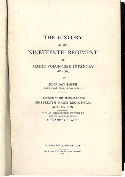 Maine Regimental History