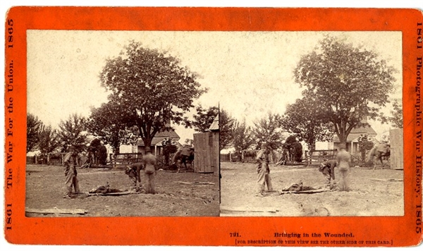 1864 Image of a Wounded Yankee