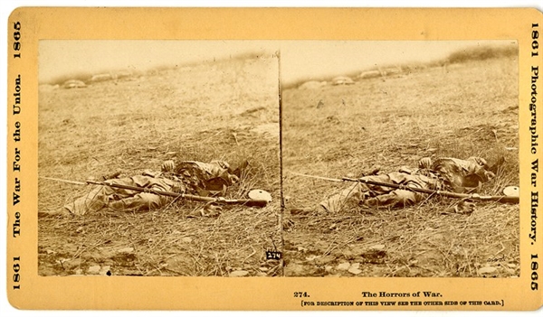 A Dead Confederate at Gettytsburg