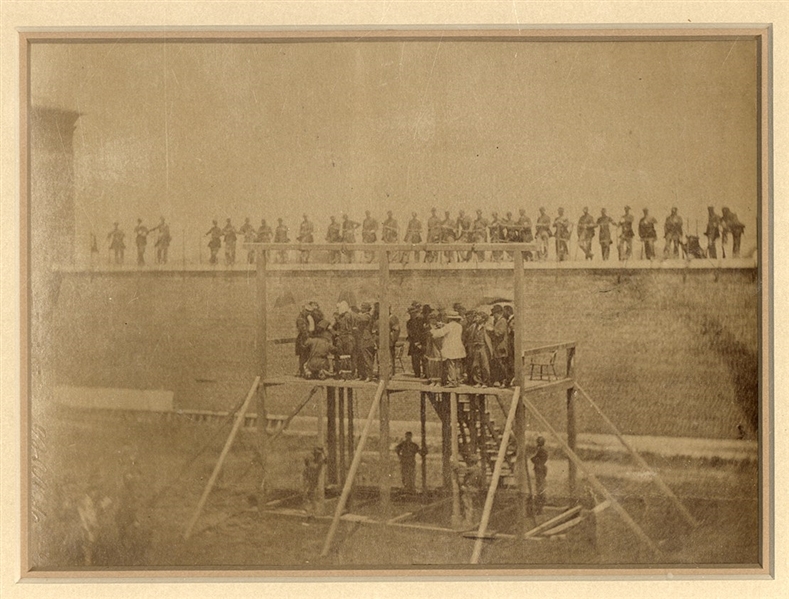 Adjusting the Ropes for the Execution of the Lincoln Conspirators 