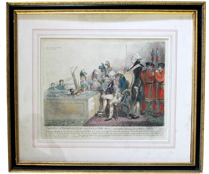 The British Fear A Napolean Invasion In This 1804 Etching