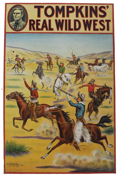 Period Dramatic Wild West Show Poster