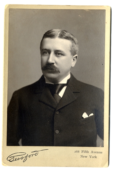 Cabinet Photo of Famous Business Criminal, Charles W. Morse