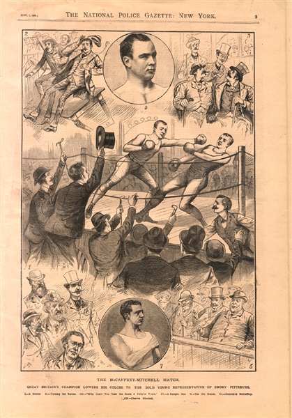 Boxing Reports From 1884