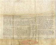 Governor Robert H. Morris of Pennsylvania Signed Document