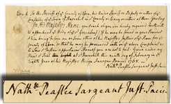 1768 Autograph Document Signed