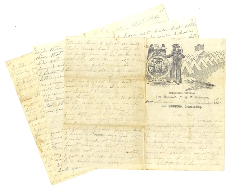 12th Miss. Soldier Writes from Frederick, Md. - Captured Stationary!