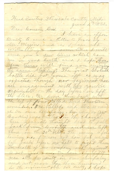 This Texas Soldier Writes of the Battle at Corinth 